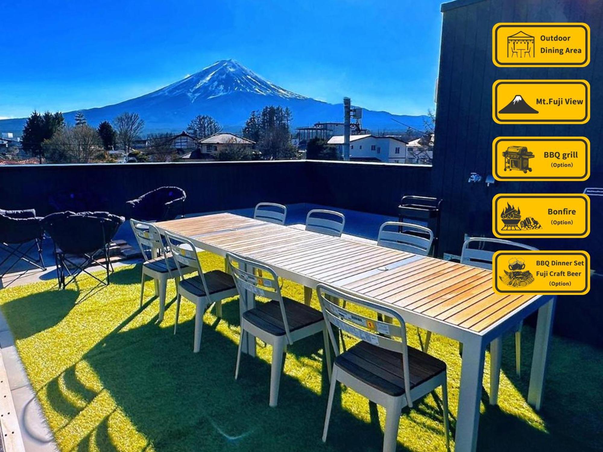 ヴィラ山間堂premier Garden Villa Bbq Bonfire Fuji View Annovillas Sankando Fujikawaguchiko Zewnętrze zdjęcie
